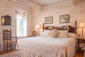 View of bedroom in Joseph Ellicott room at Asa Ransom House