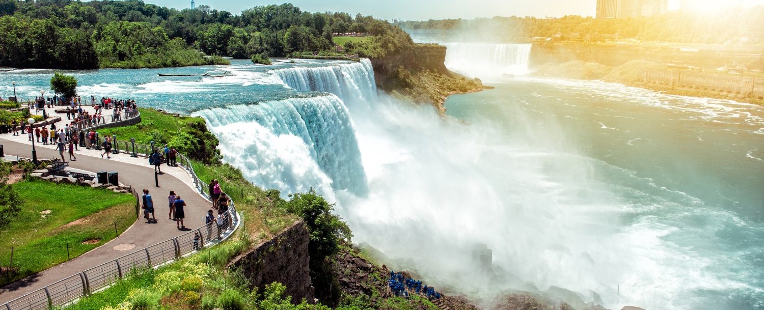 Tourists exploring the things to do in Niagara Falls