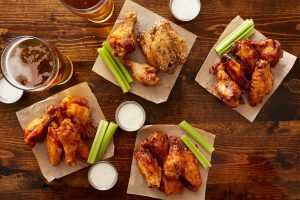 Chicken wings at the National Buffalo Wing Festival